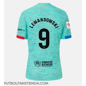 Barcelona Robert Lewandowski #9 Tercera Equipación 2023-24 Manga Corta